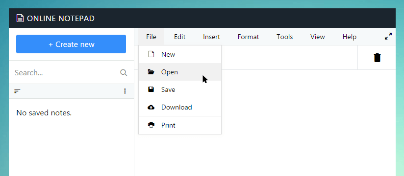 Open text file in Caseti